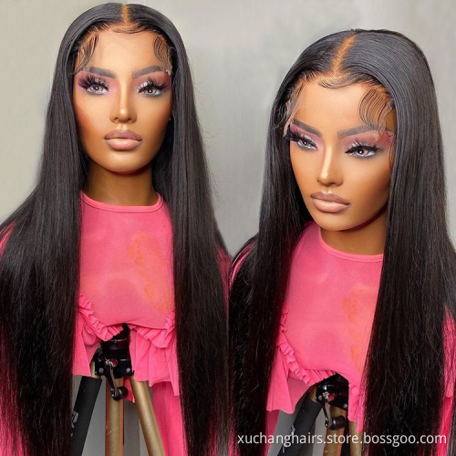 Fast Shipping Virgin Brazilian HD Lace Front Wigs Human Hair 13x4 HD Lace Frontal Wig Virgin Cuticle Aligned Hair Wigs For Women